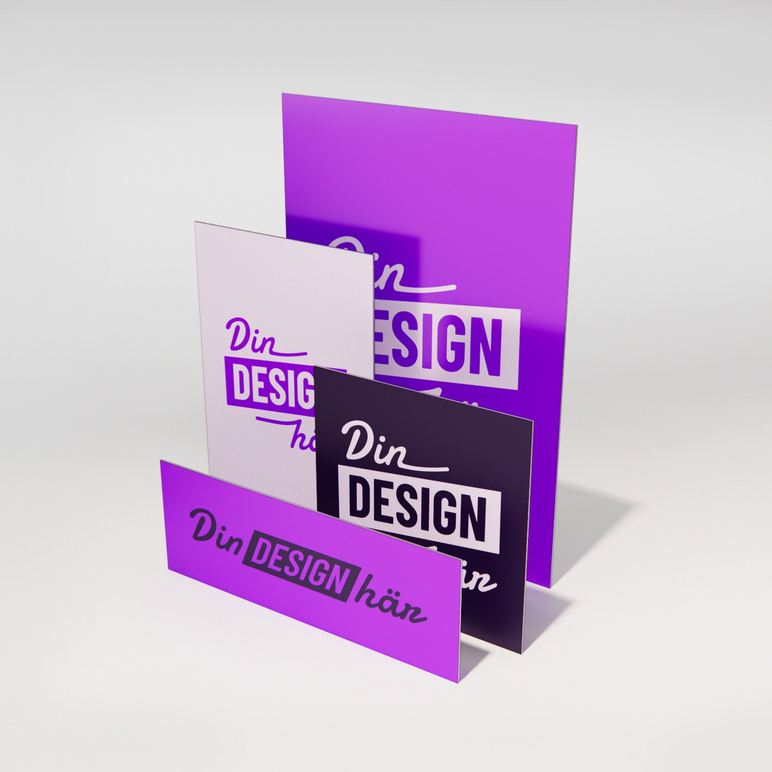 Aluminiumskylt – Designa själv online - Nosico