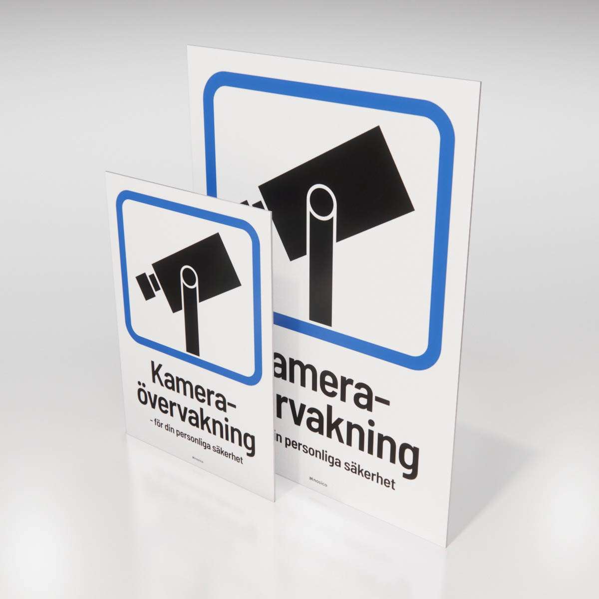 Skylt - Kameraövervakning för din personliga säkerhet - Nosico
