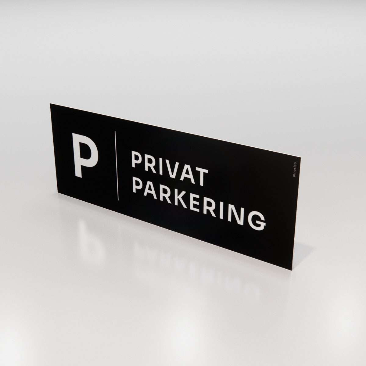 Parkeringsskylt - Privat parkering - Nosico