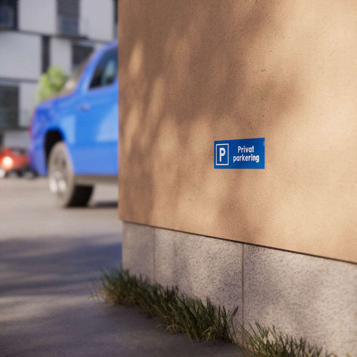 Parkeringsskylt - Privat parkering - Nosico