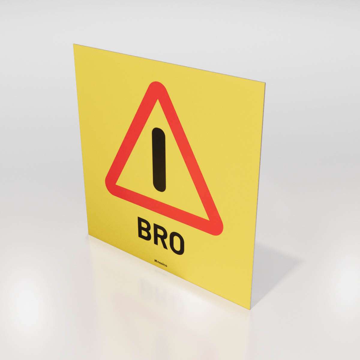 Skoterskylt - Bro - Nosico