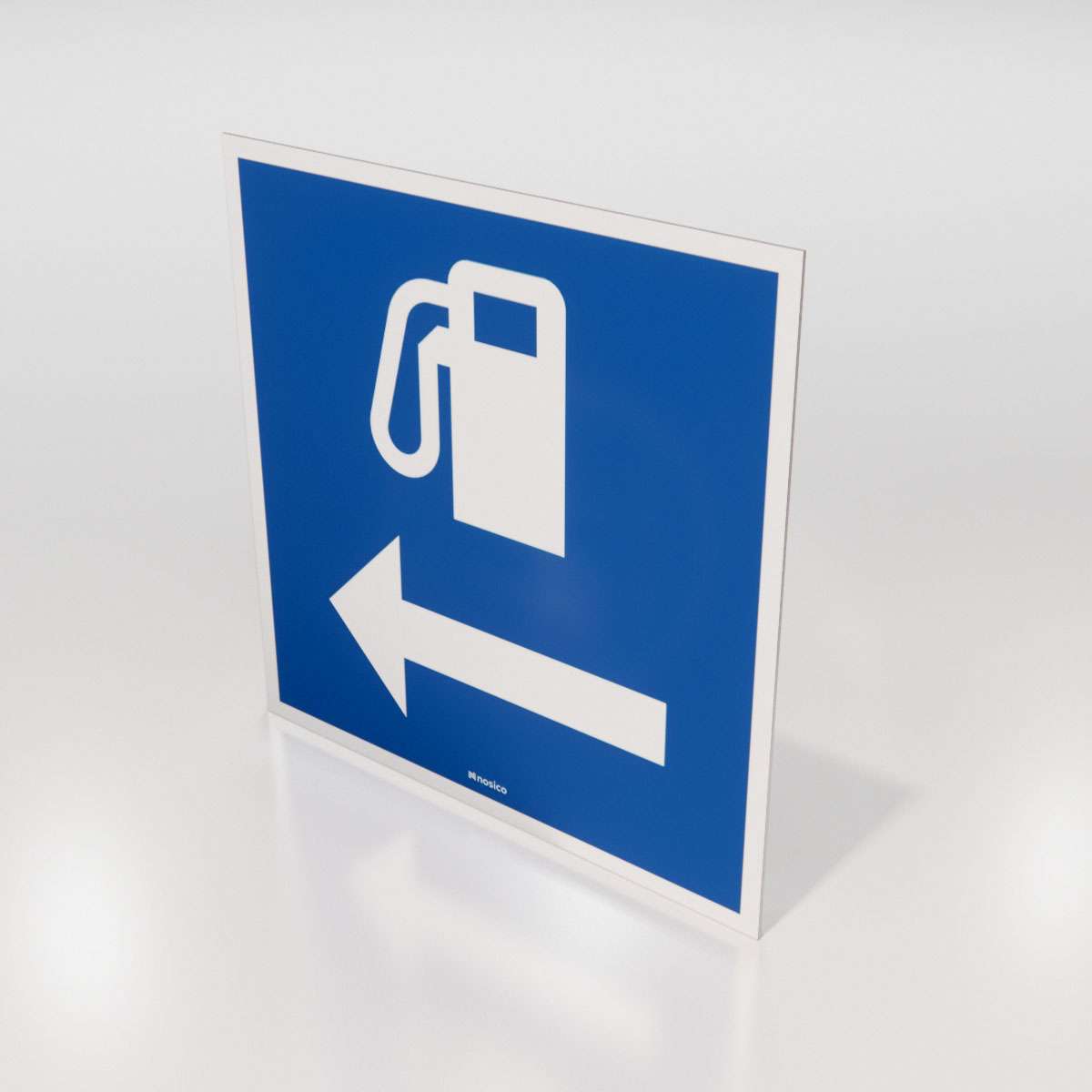 Skoterskylt - Bensin - Nosico