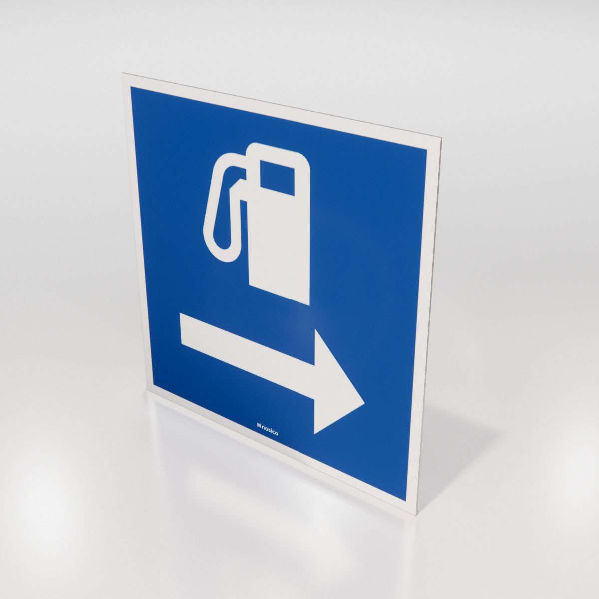 Skoterskylt - Bensin - Nosico