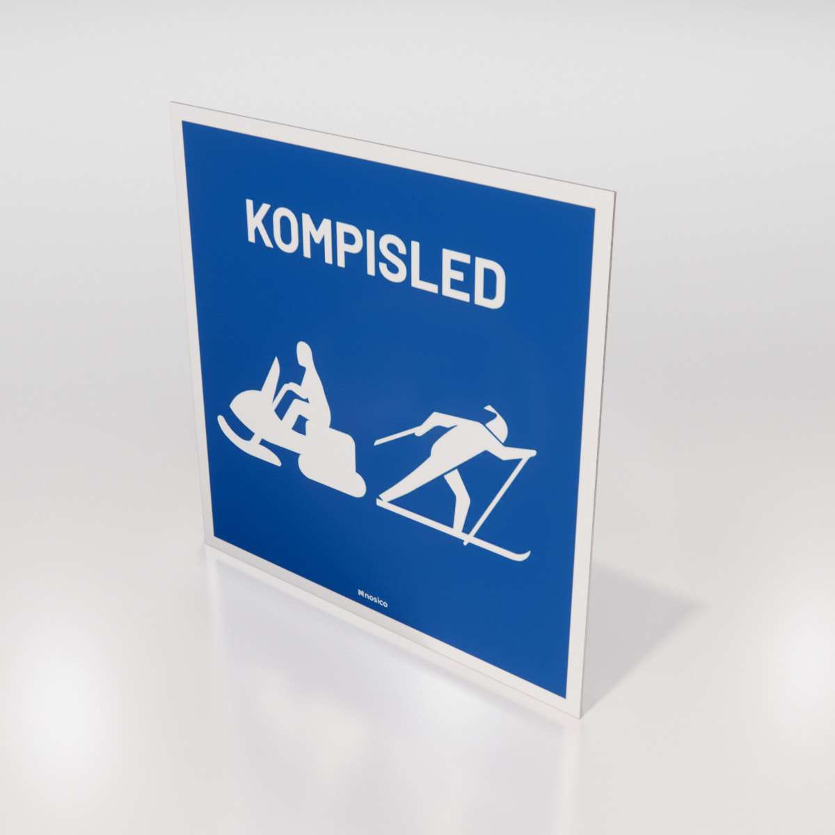 Skoterskylt - Kompisled - Nosico