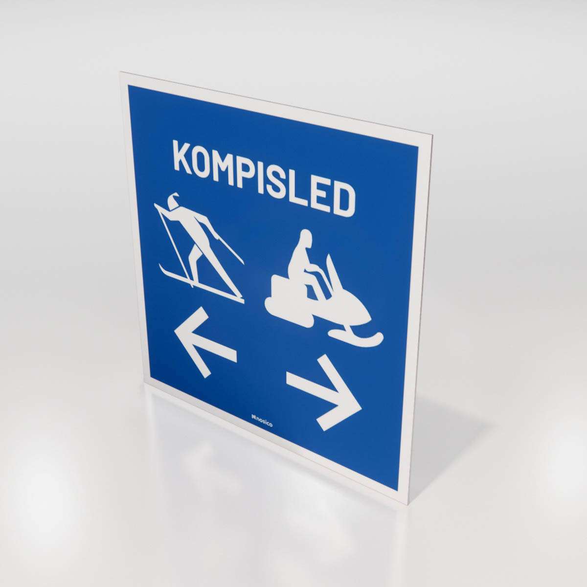 Skoterskylt - Kompisled - Nosico