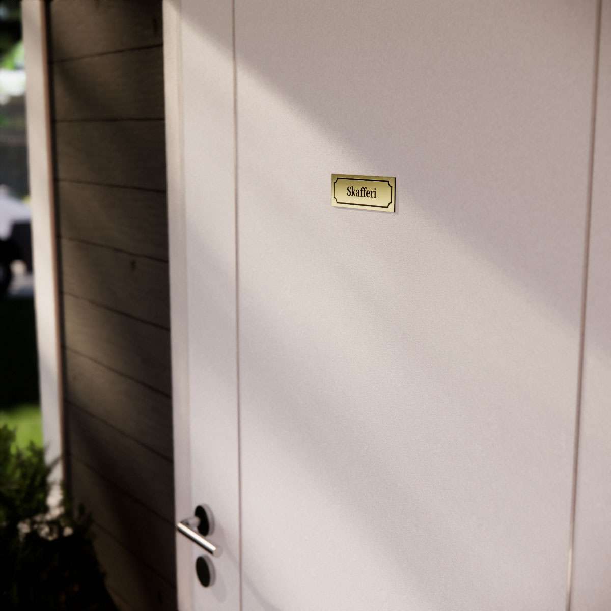 Märkskylt - Skafferi - Nosico