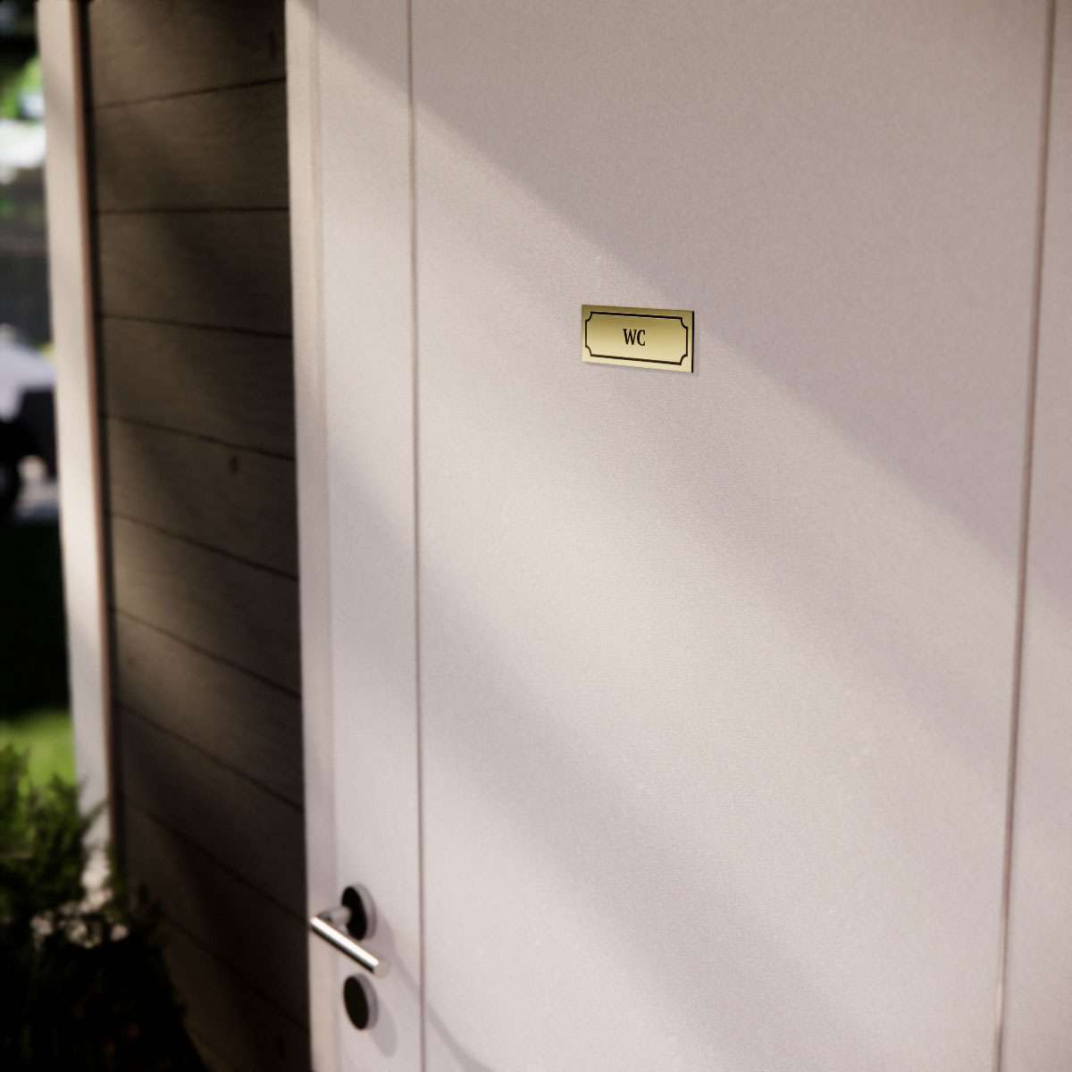 Märkskylt - WC - Nosico