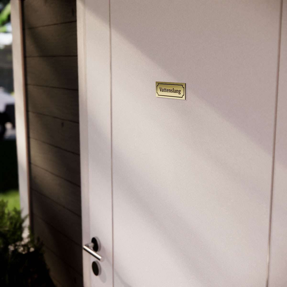 Märkskylt - Vattenslang - Nosico