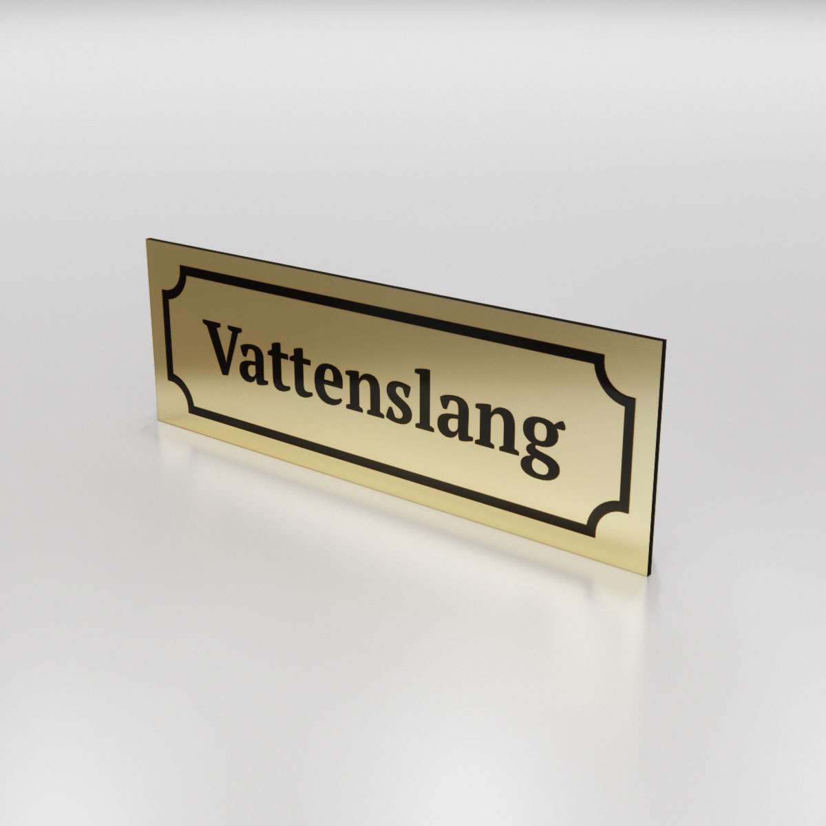 Märkskylt - Vattenslang - Nosico