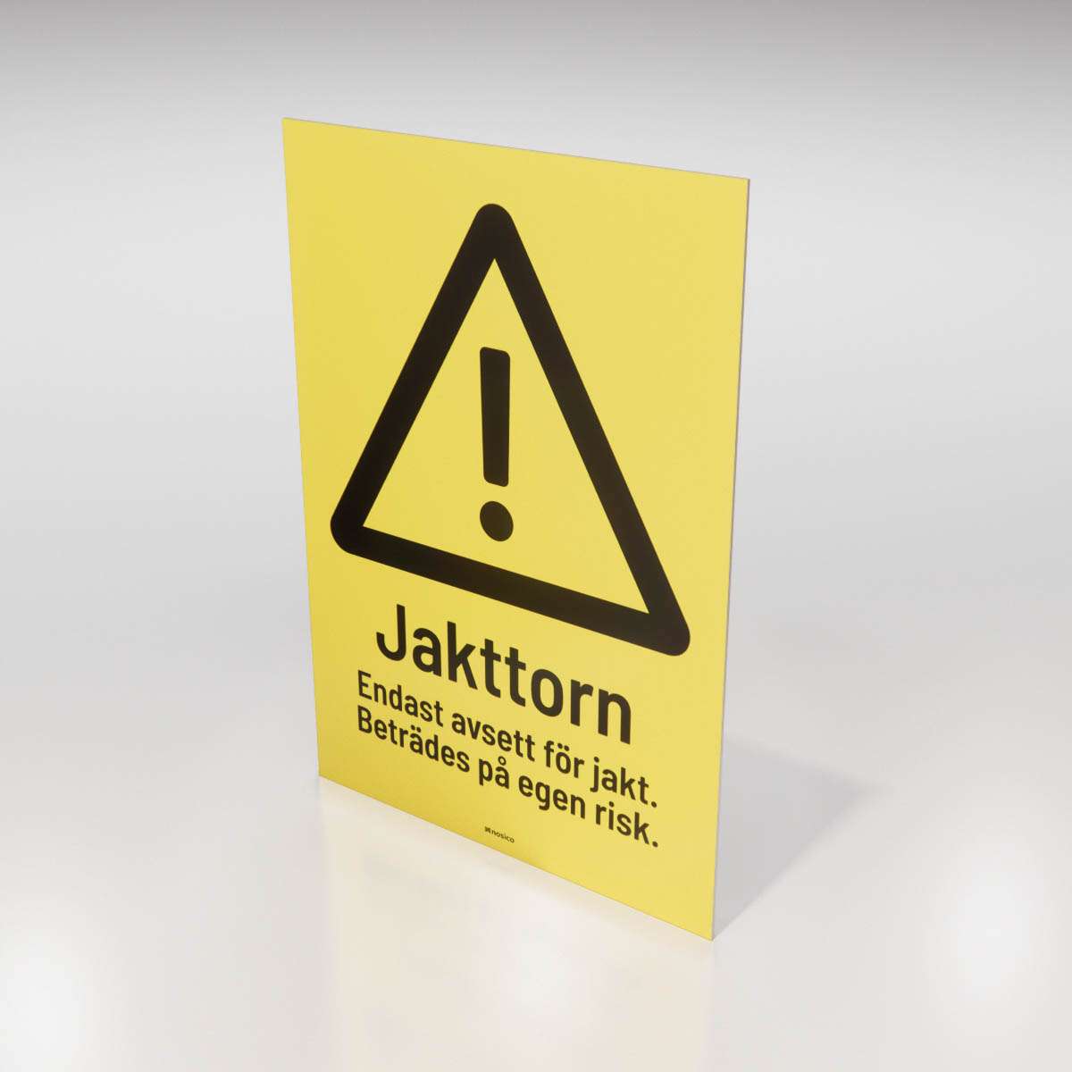Jaktskylt - Jakttorn - Nosico