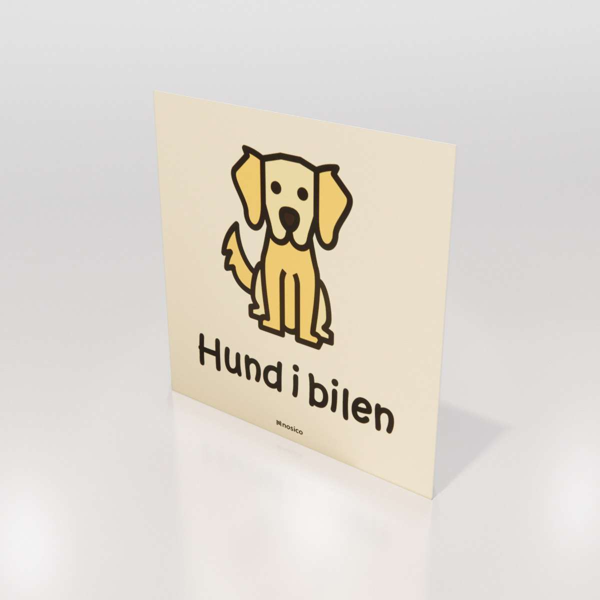 Djurdekal - Hund i bilen - Nosico