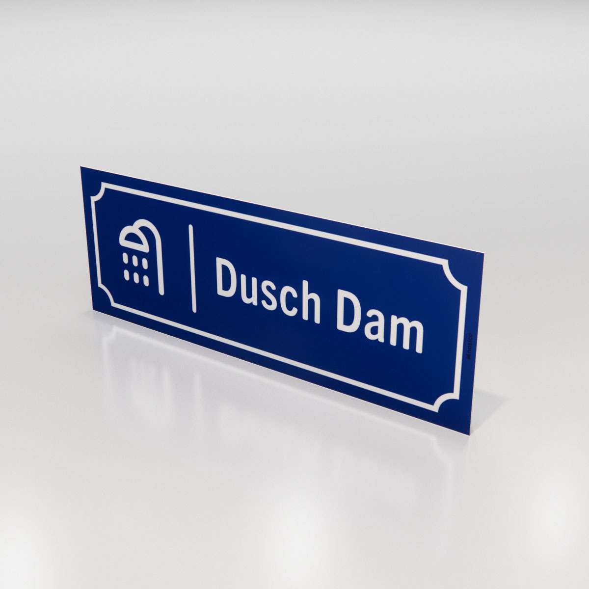 Campingskylt - Dusch damer - Nosico