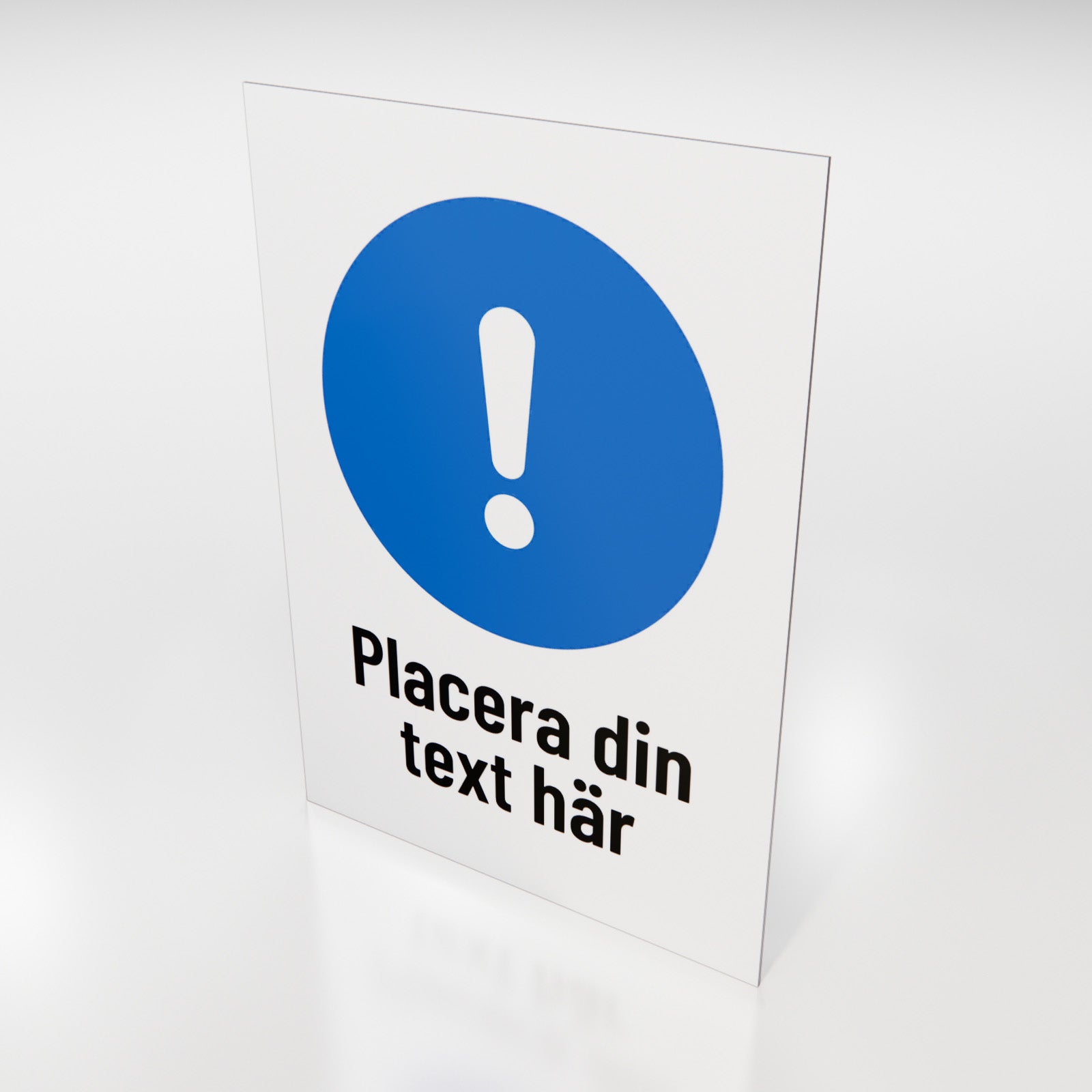 Arbetsmiljöskylt - Designa själv online - Nosico