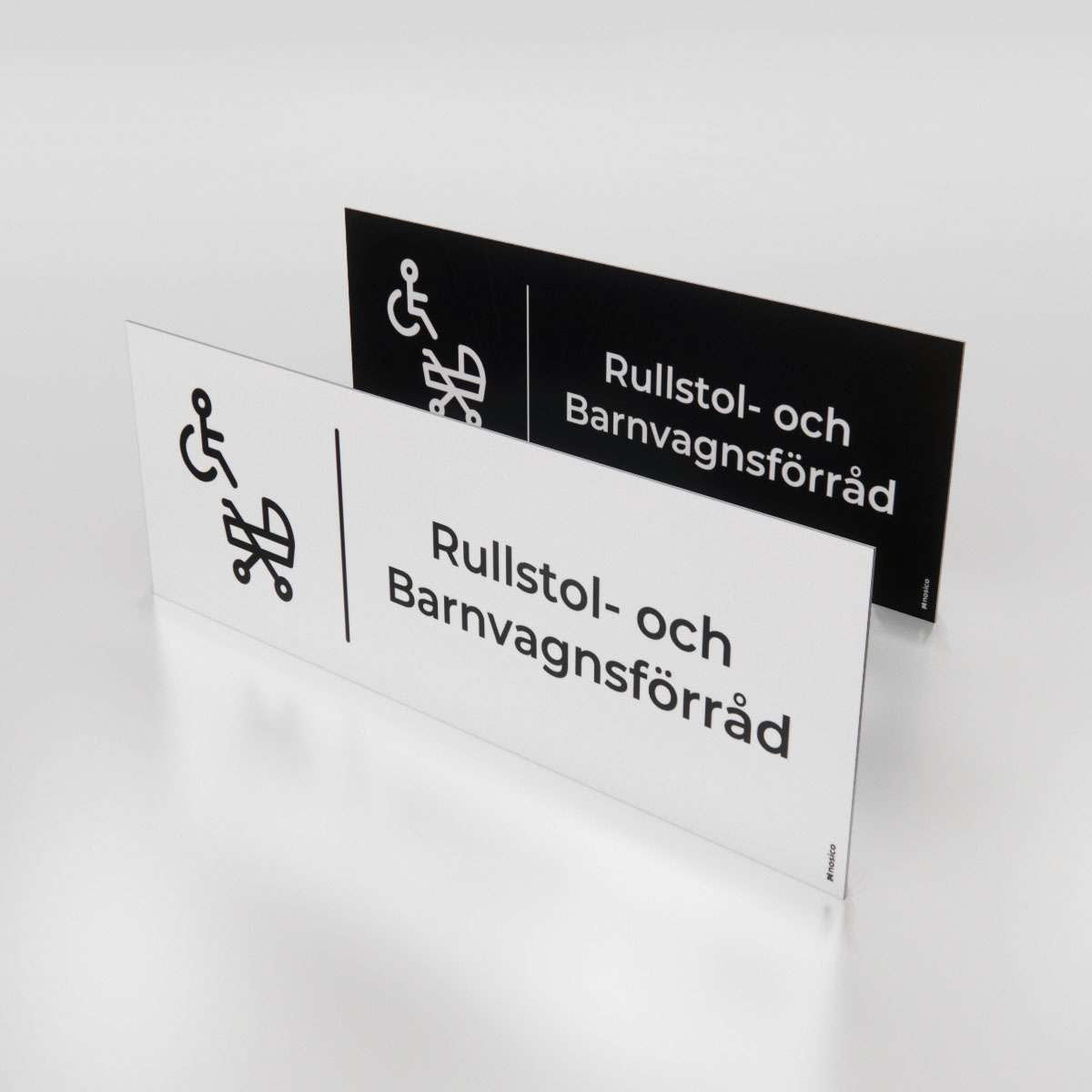 Trivselskylt - Rullstol- och Barnvagnsförråd - Nosico