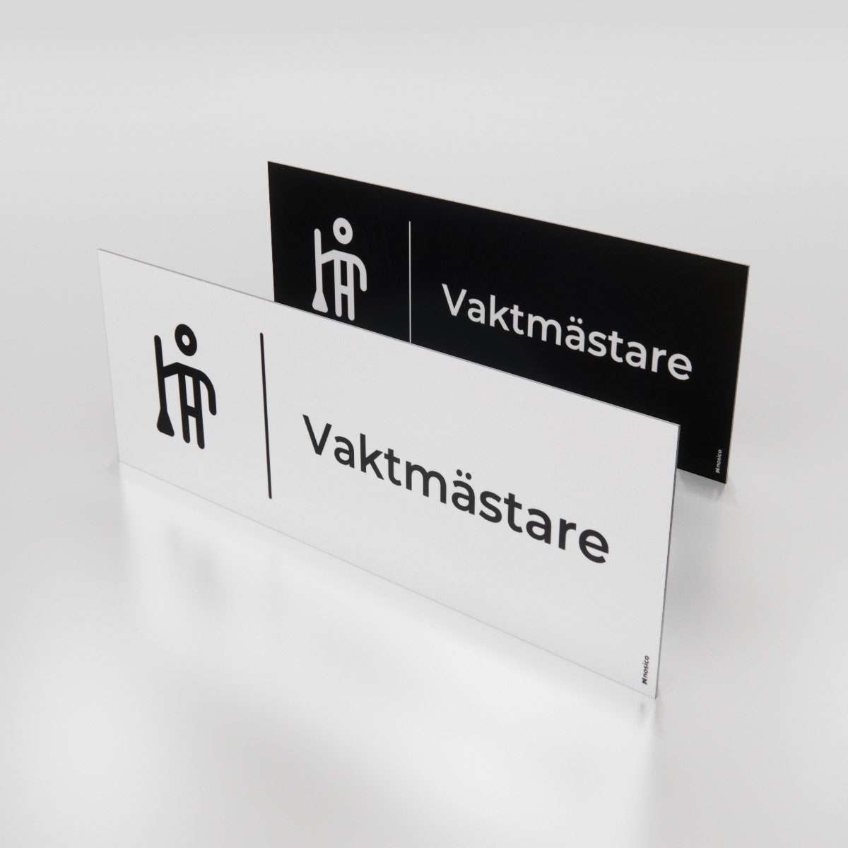 Trivselskylt - Vaktmästare - Nosico