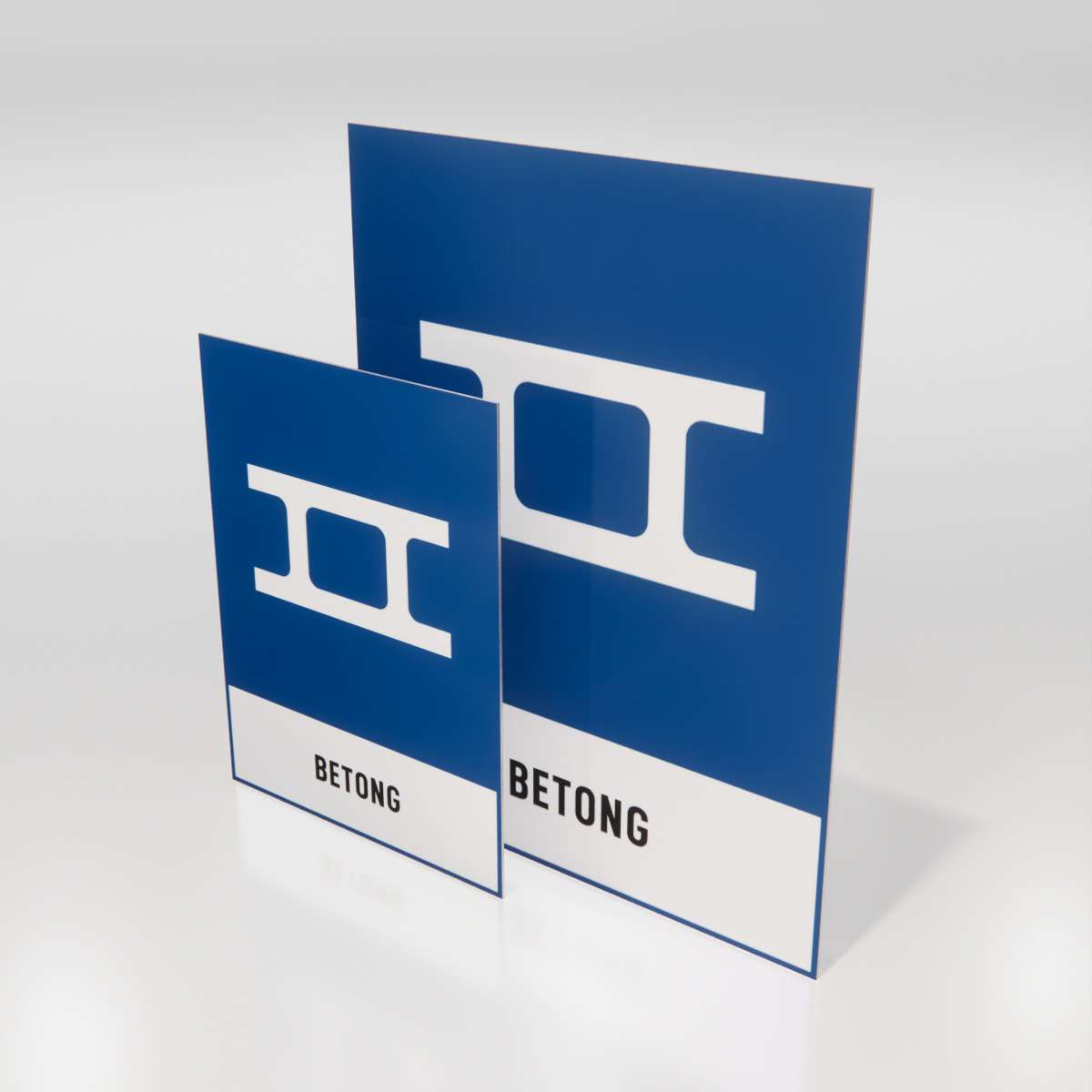 Återvinningsskylt - Betong - Nosico