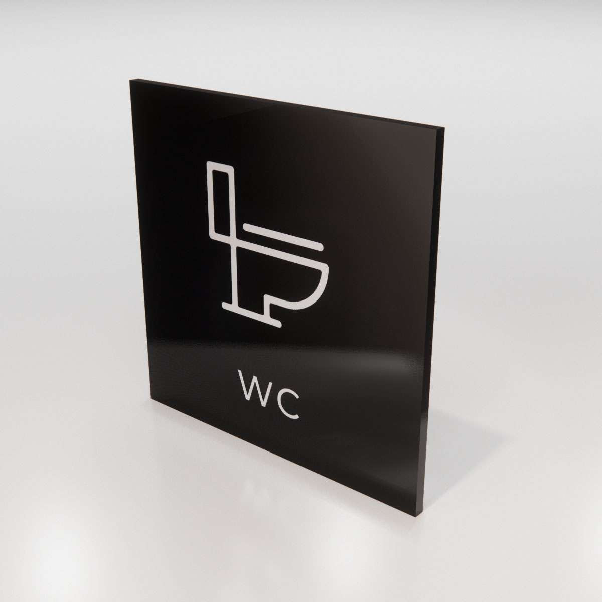 Hänvisningsskylt - WC - Nosico