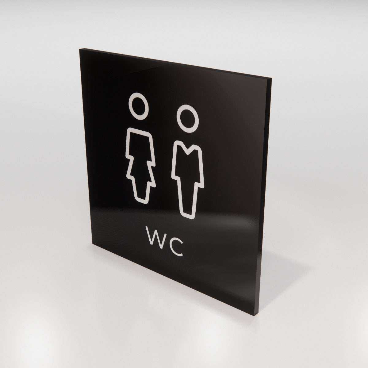 Hänvisningsskylt - WC - Nosico