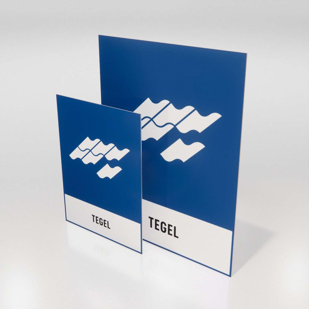 Återvinningsskylt - Tegel - Nosico