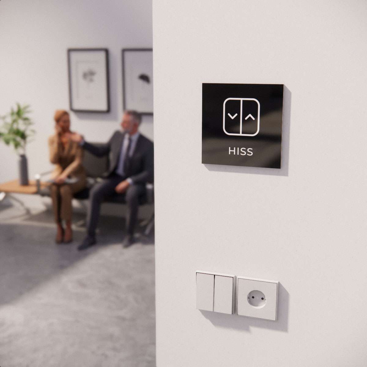 Hänvisningsskylt - Hiss - Nosico