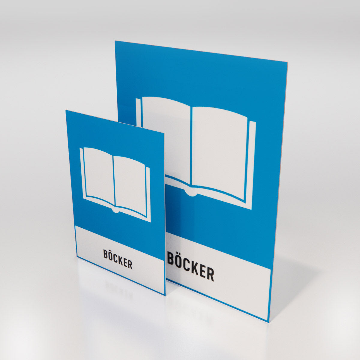 Återvinningsskylt - Böcker - Nosico