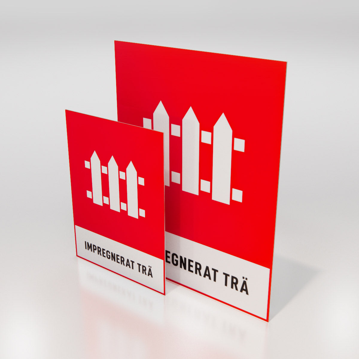 Återvinningsskylt - Impregnerat trä - Nosico