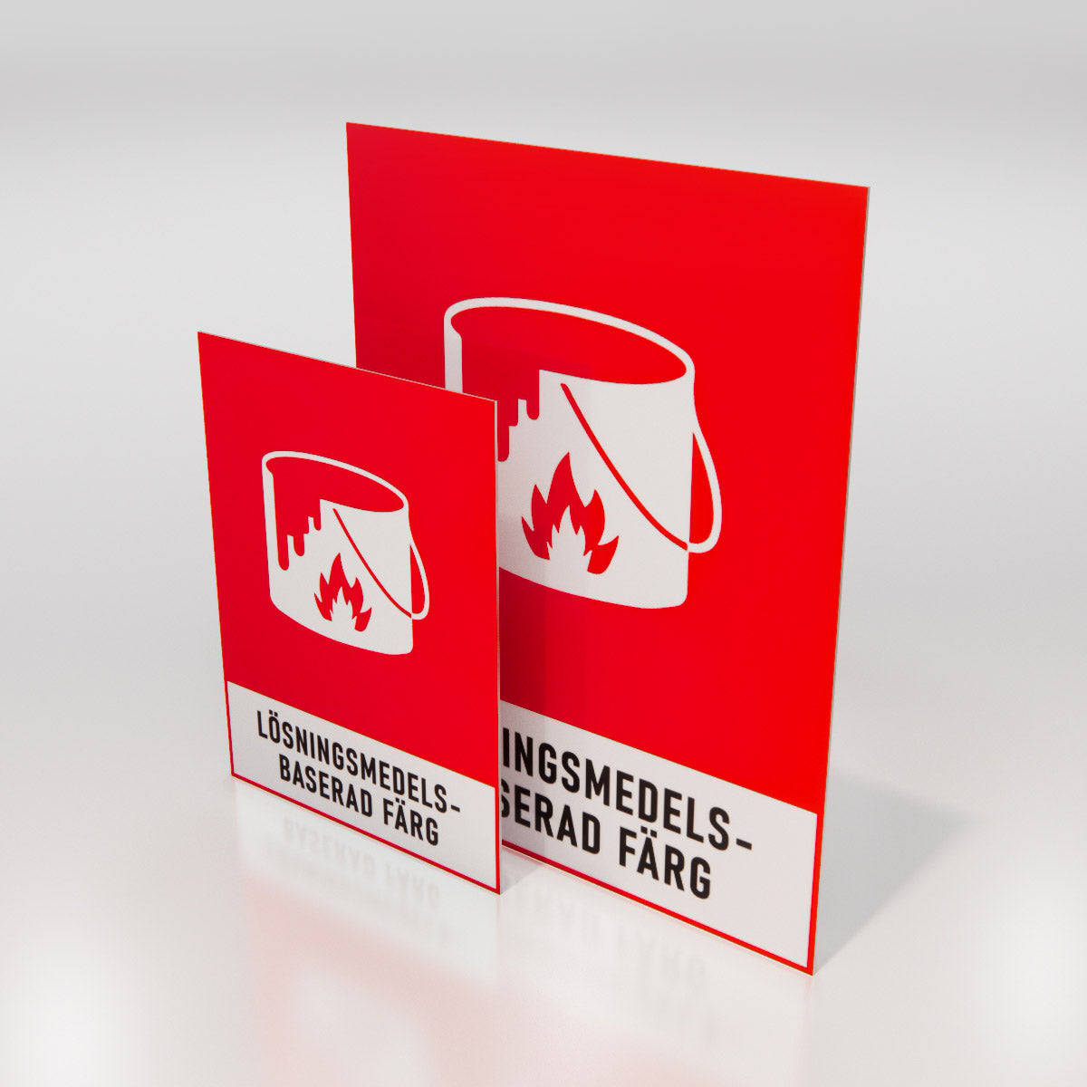 Återvinningsskylt - Lösningsmedelsbaserad färg - Nosico