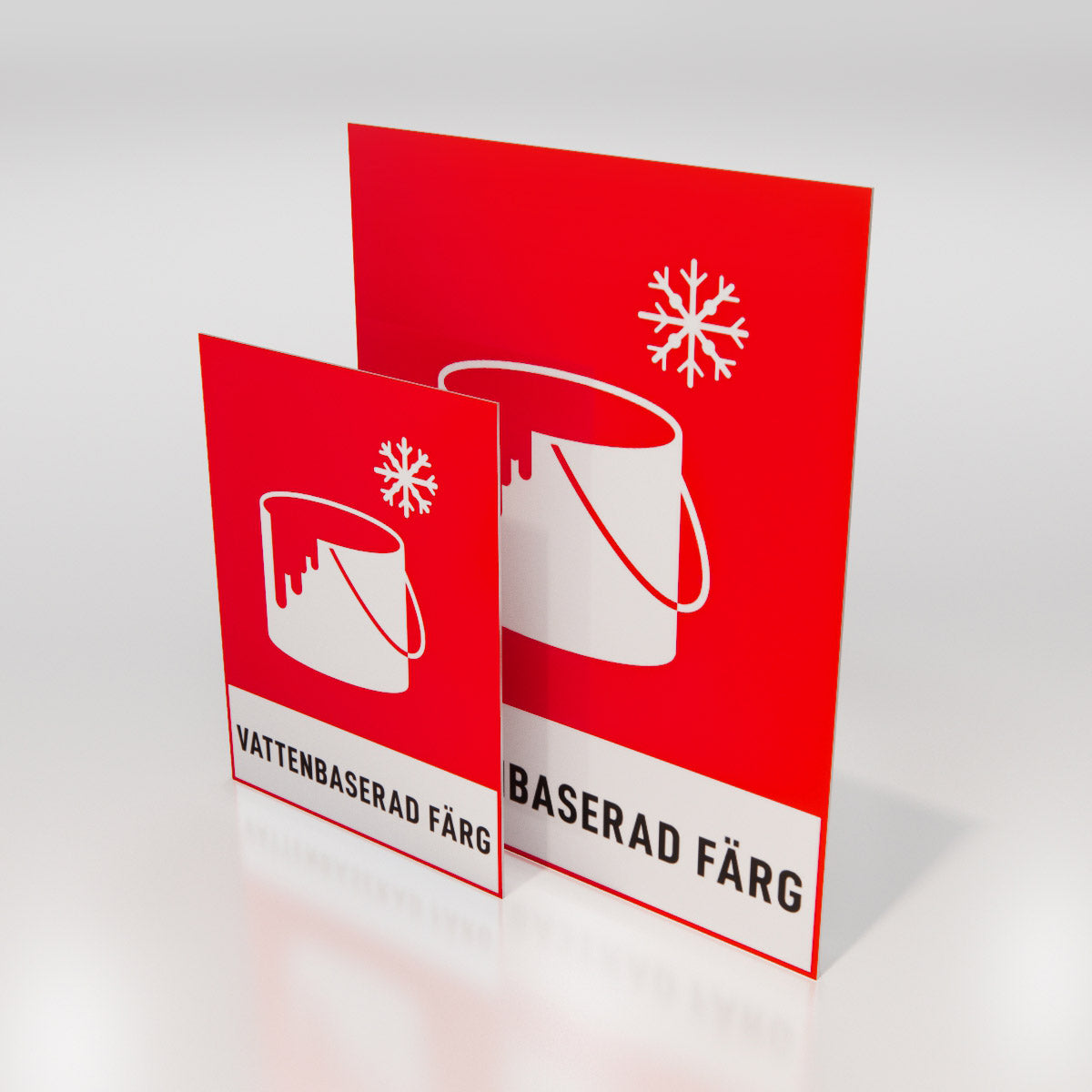 Återvinningsskylt - Vattenbaserad färg - Nosico