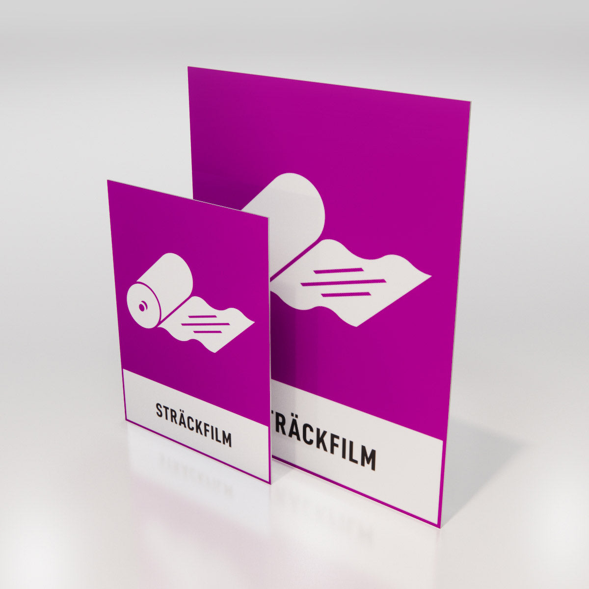 Återvinningsskylt - Sträckfilm - Nosico