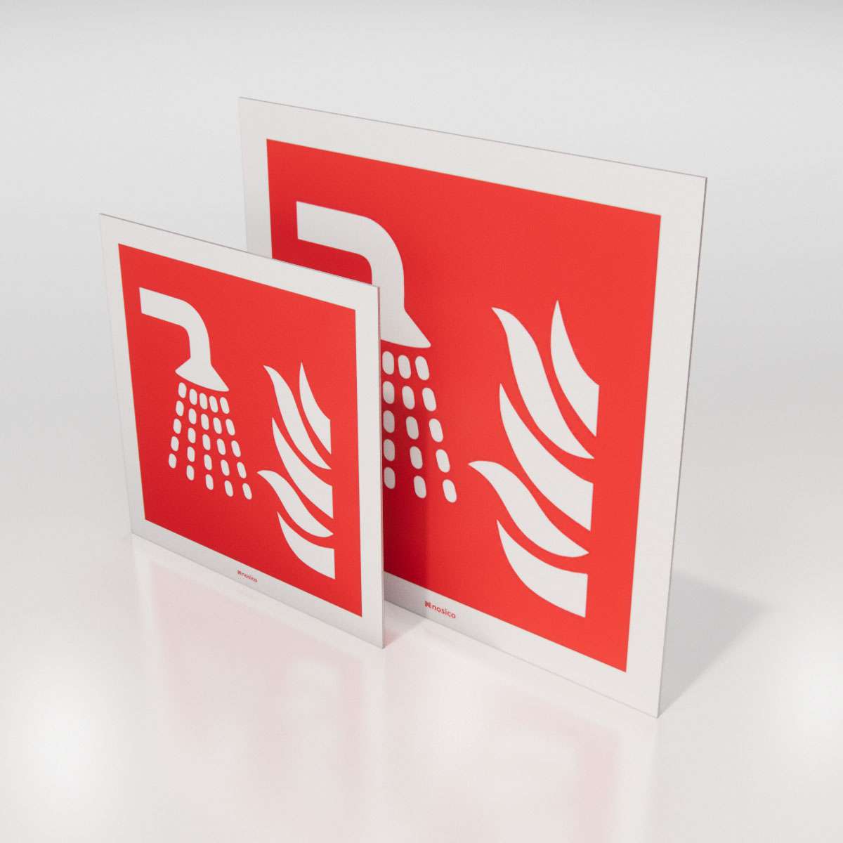 Brandskylt - Vattendimenhet - Nosico