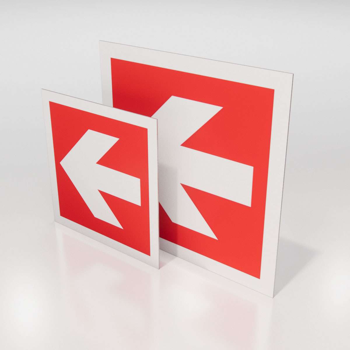 Brandskylt - Riktningspil - Nosico