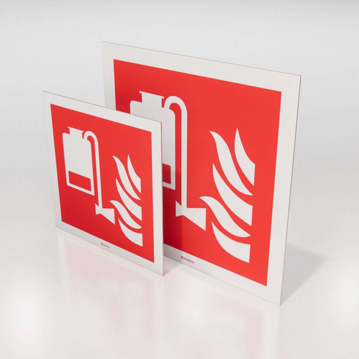 Brandskylt - Portabel skumsläckarenhet - Nosico