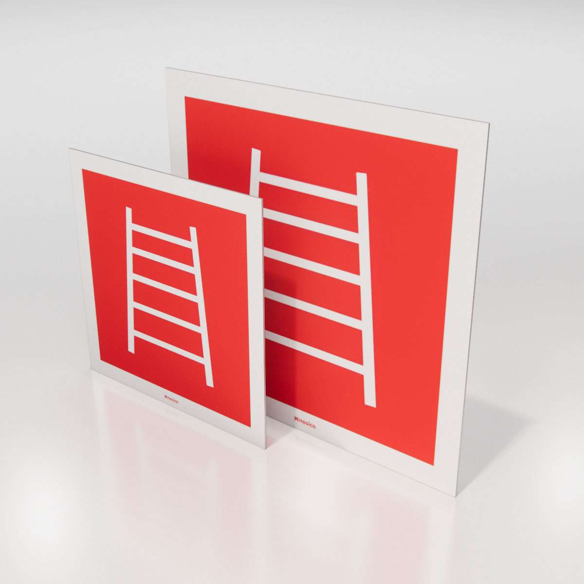 Brandskylt - Brandstege - Nosico