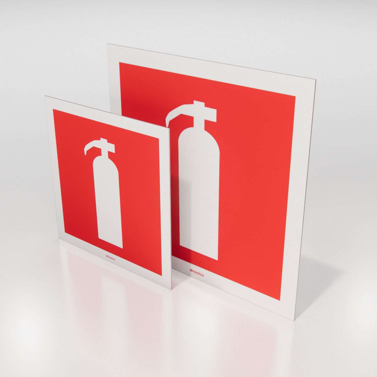 Brandskylt - Brandsläckare - Nosico