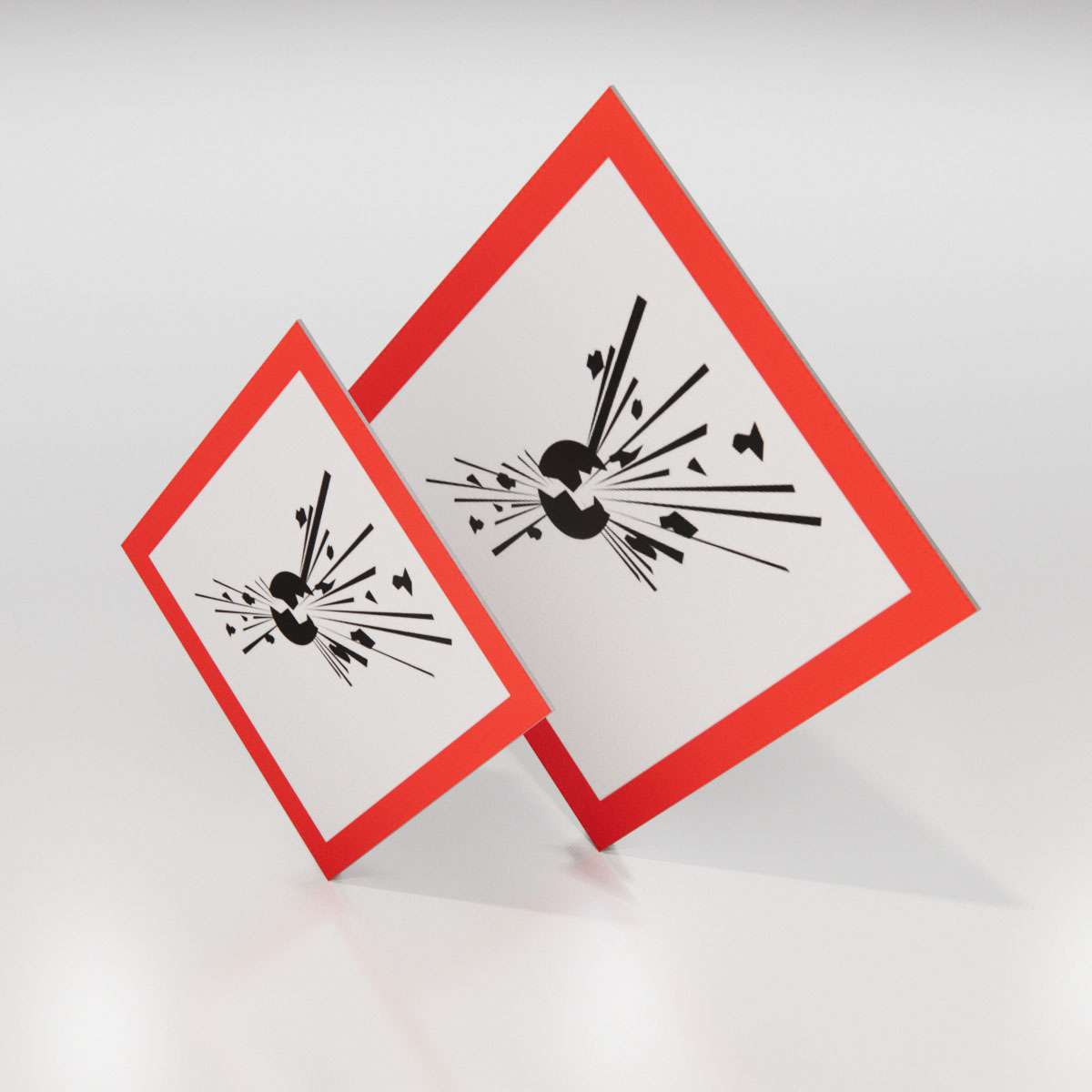 Skylt - Explosiv - Nosico