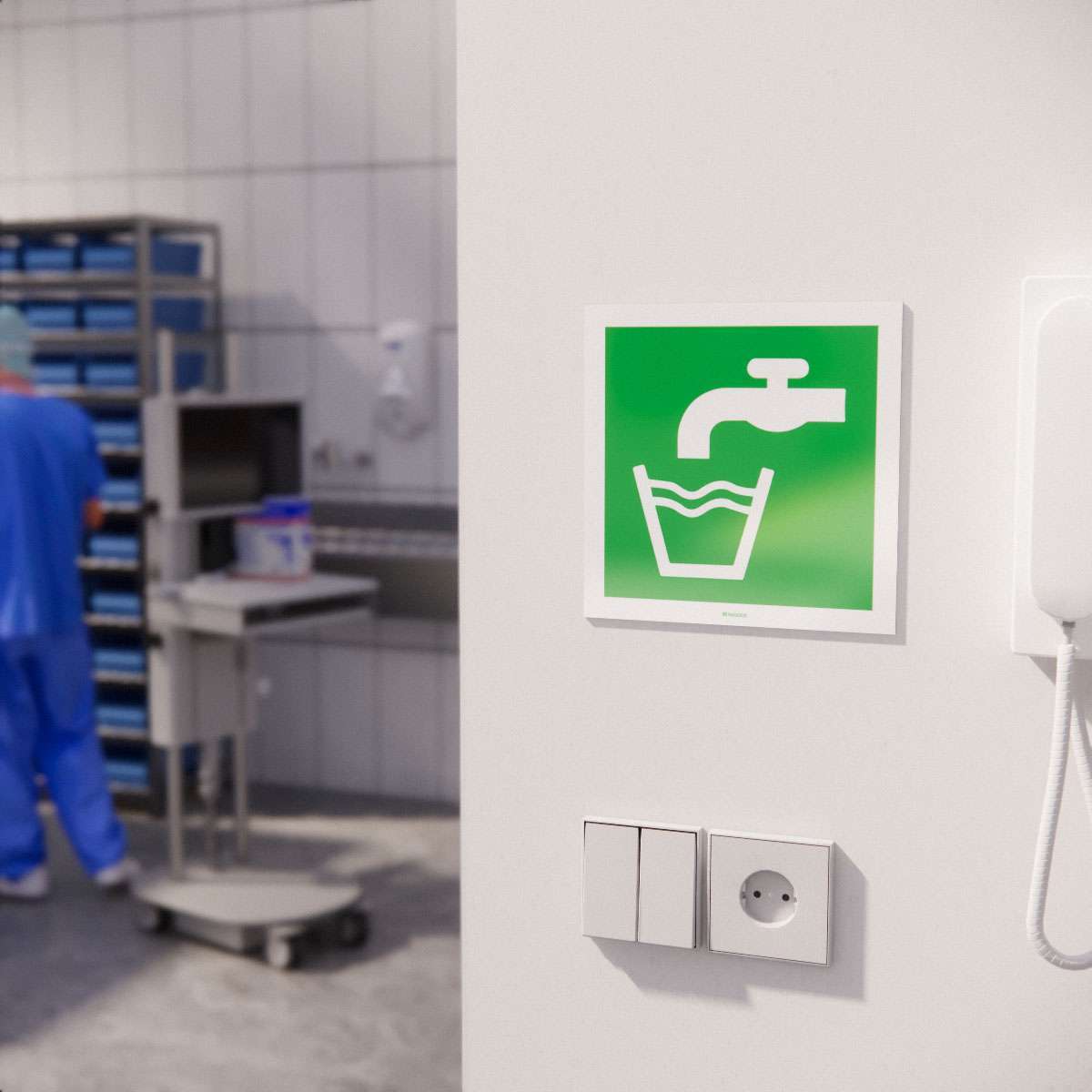 Nödskylt - Dricksvatten - Nosico