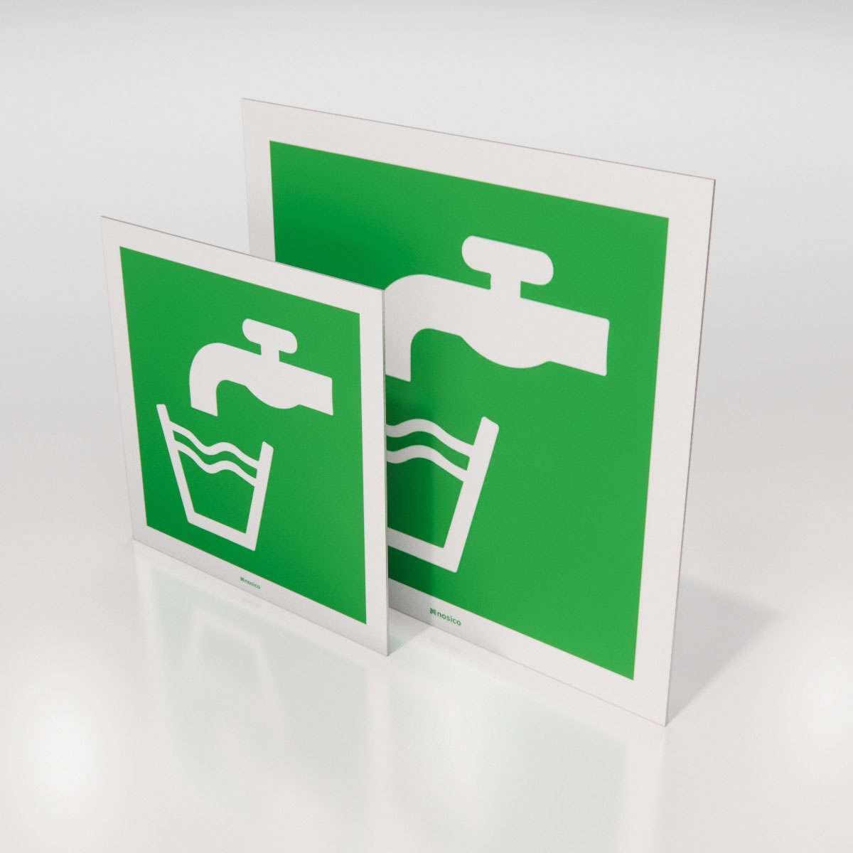 Nödskylt - Dricksvatten - Nosico