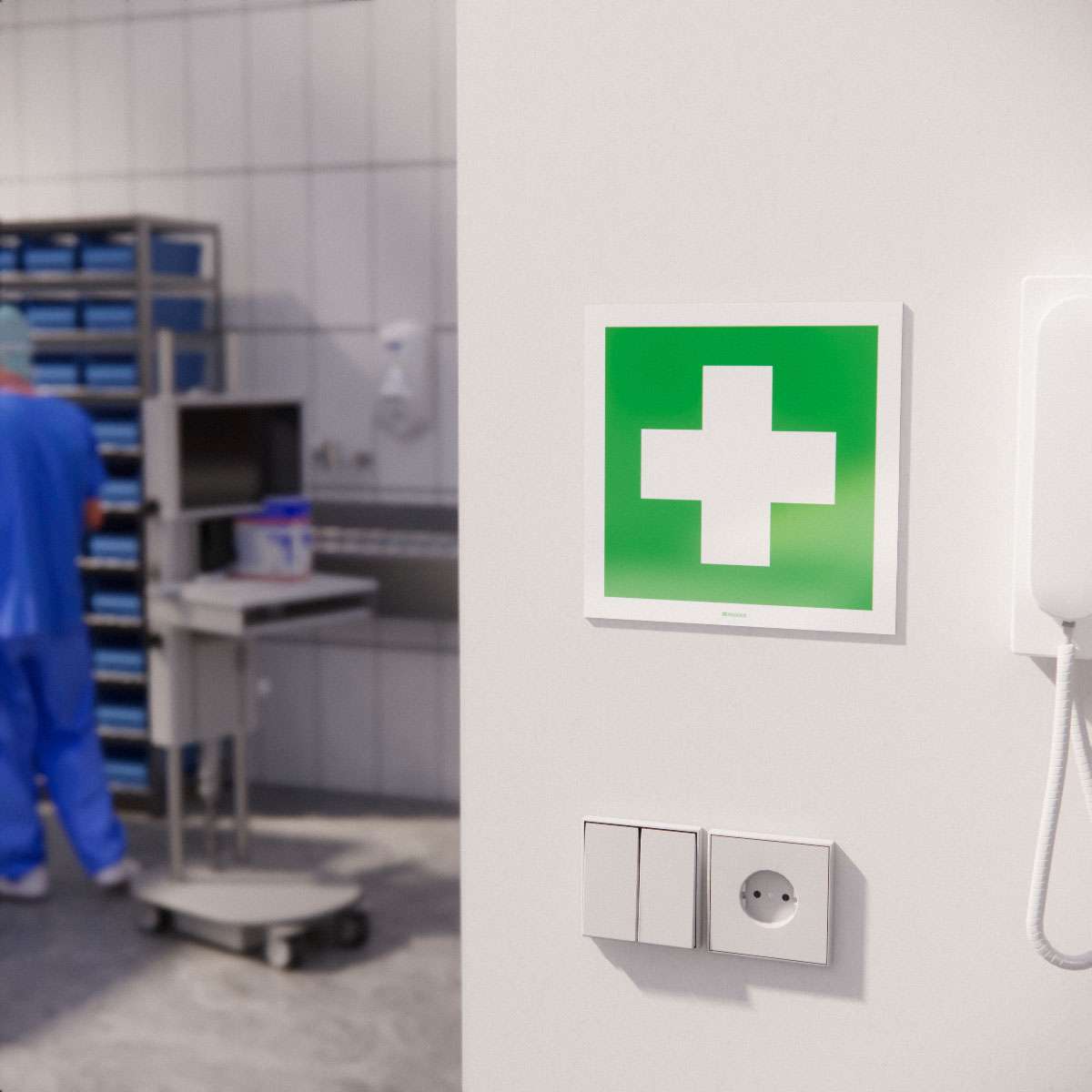 Nödskylt - Första hjälpen - Nosico