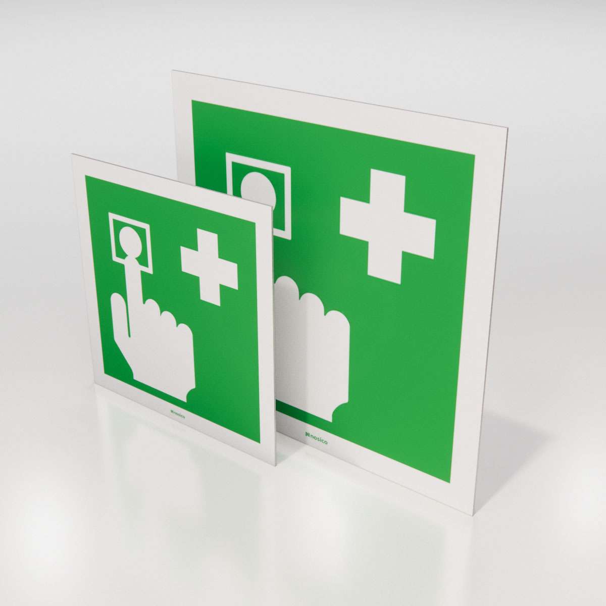 Nödskylt - Larmknapp - Nosico