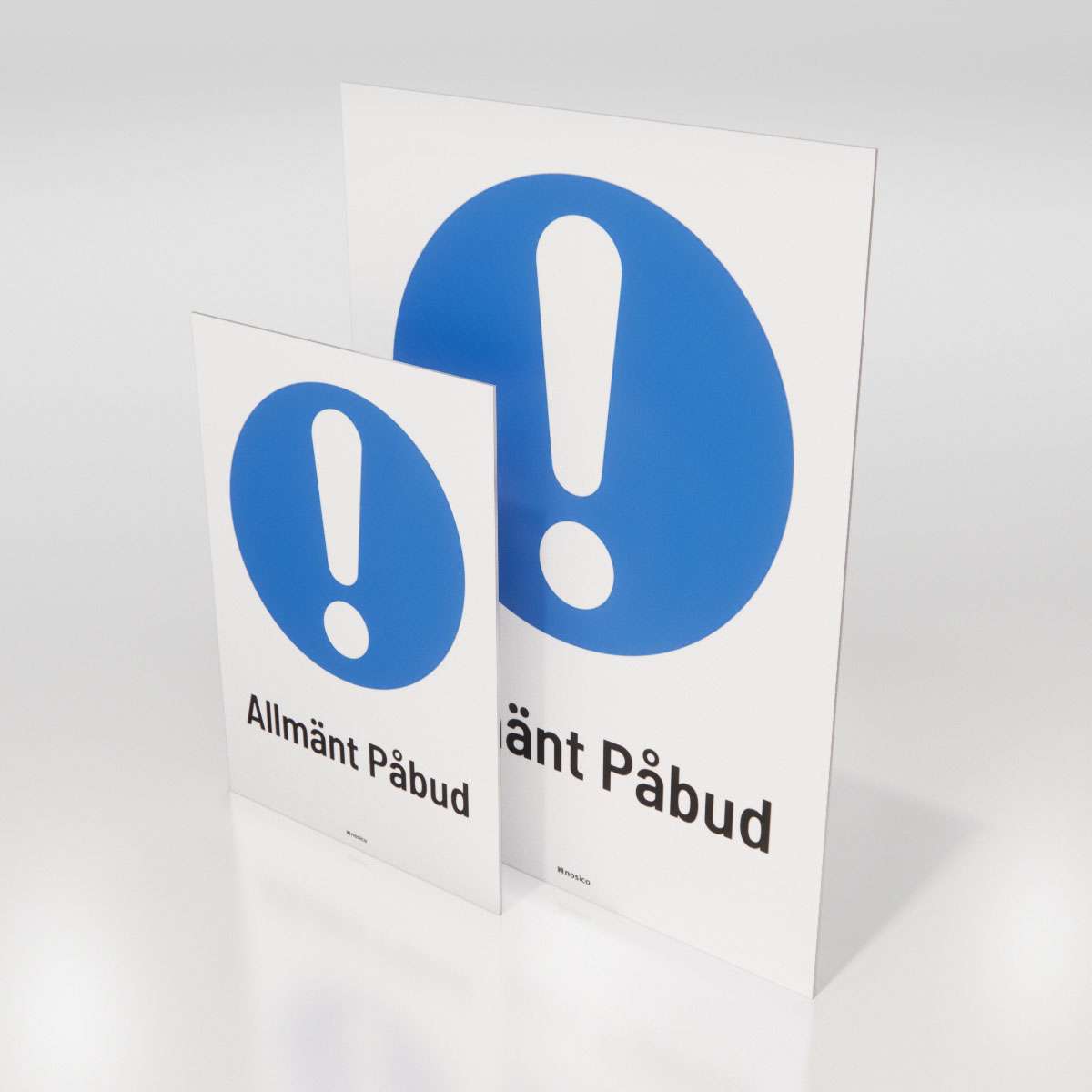 Påbudsskylt - Allmänt Påbud - Nosico