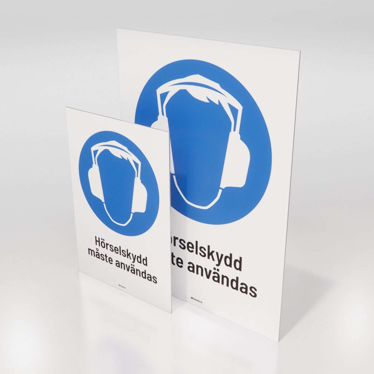 Påbudsskylt - Hörselskydd - Nosico