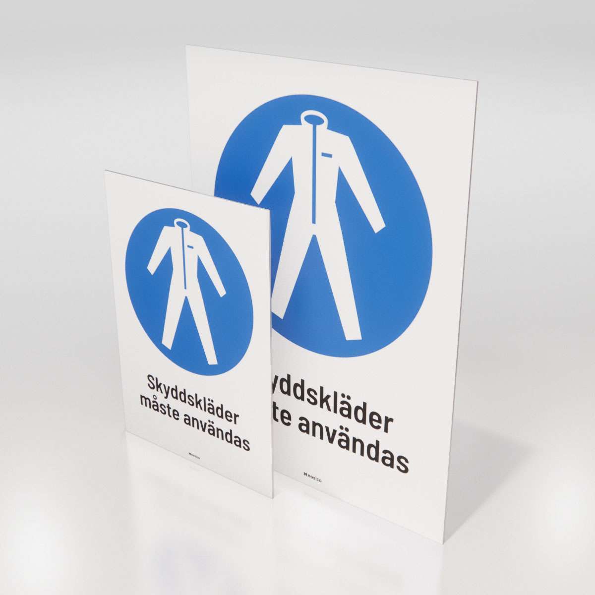 Påbudsskylt - Skyddskläder - Nosico