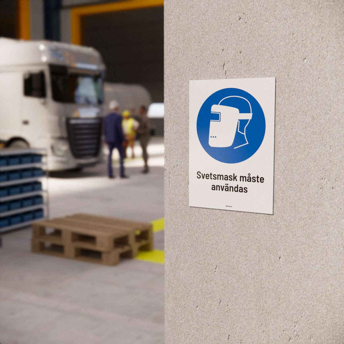 Påbudsskylt - Svetsmask - Nosico