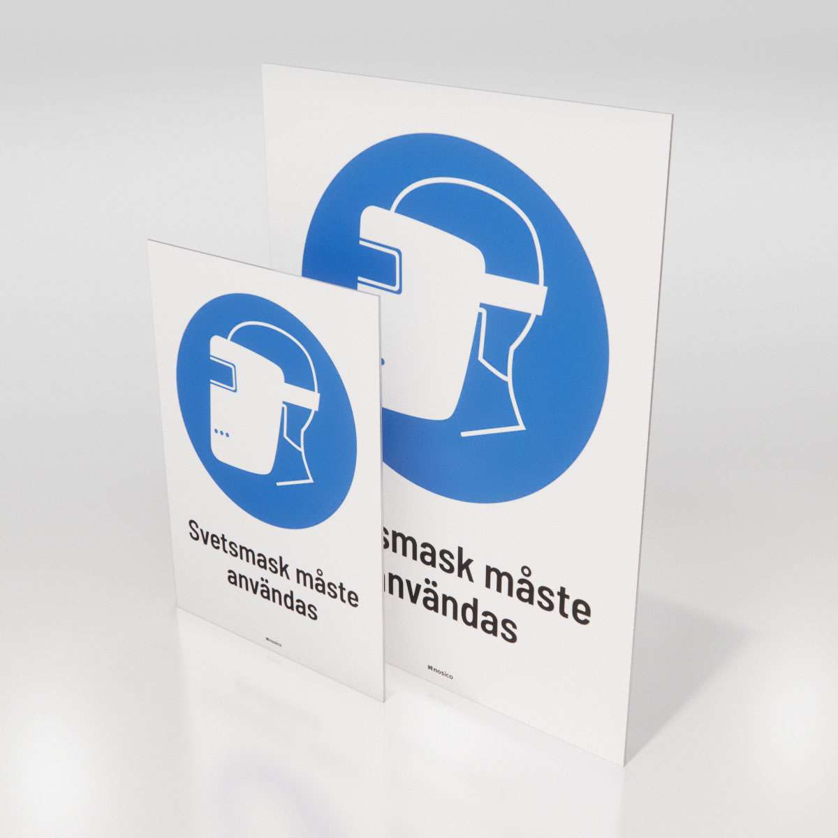 Påbudsskylt - Svetsmask - Nosico