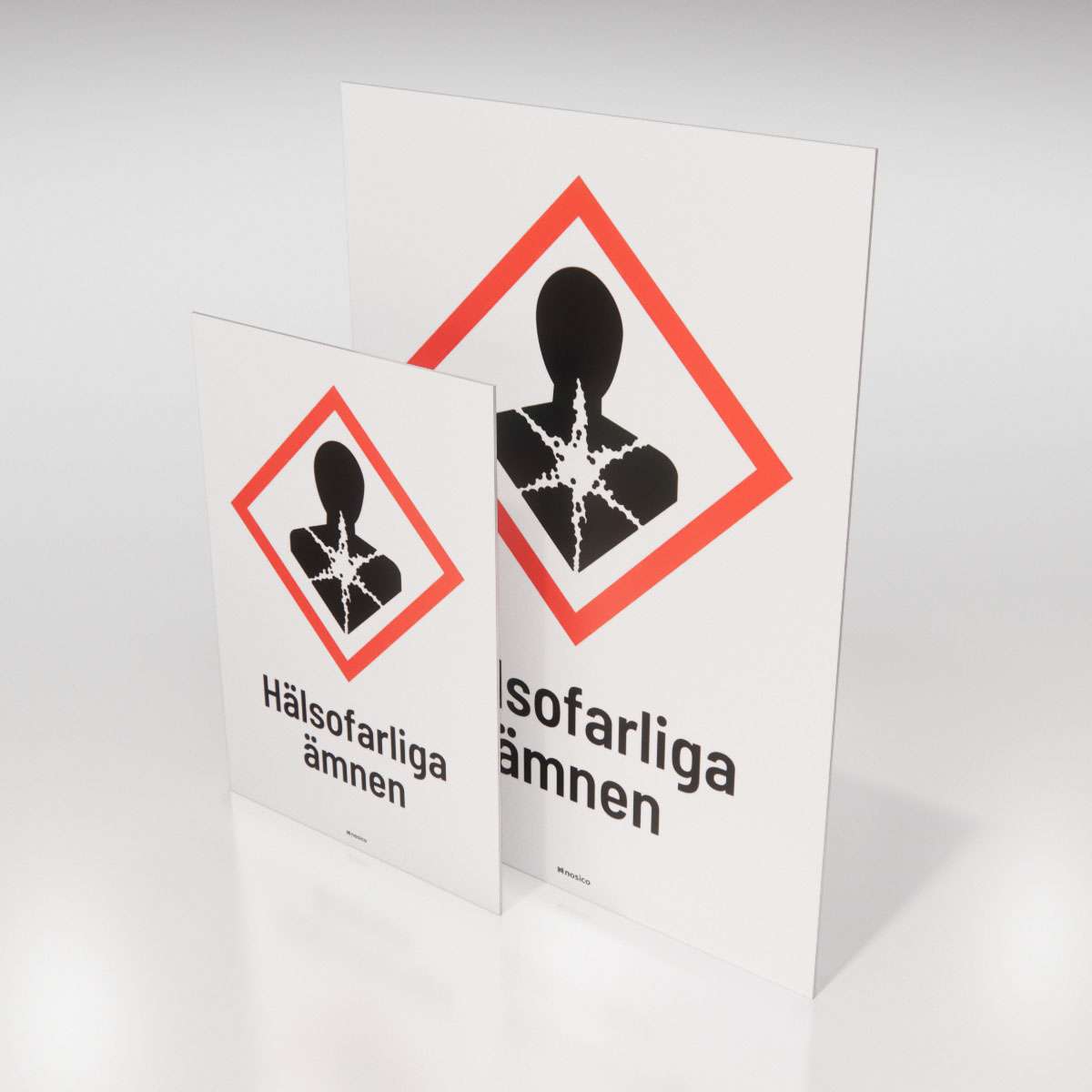 Varningsskylt - Hälsofarliga ämnen - Nosico