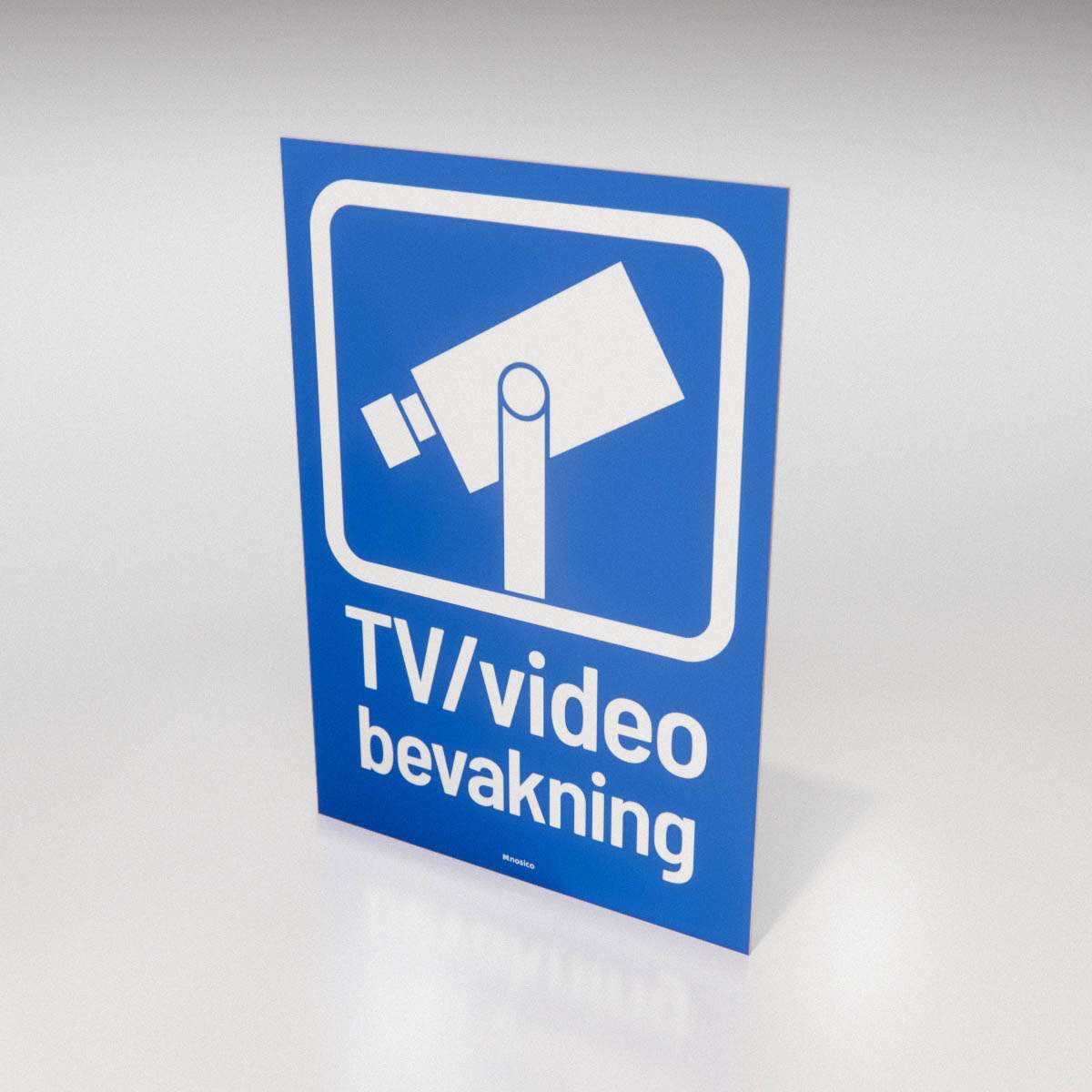 Skylt - TV/Videobevakning - Nosico