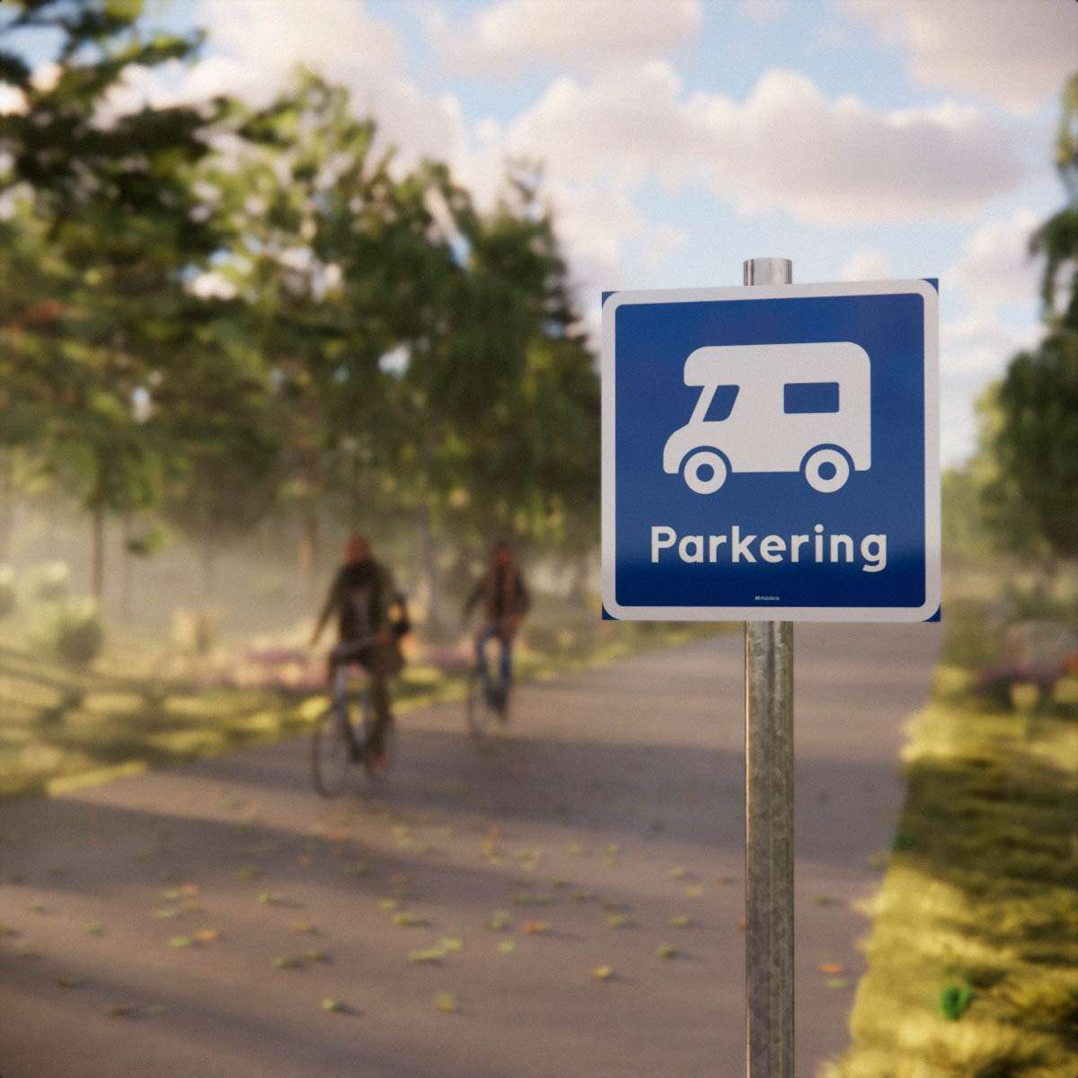 Parkeringsskylt - Parkering husbil - Nosico