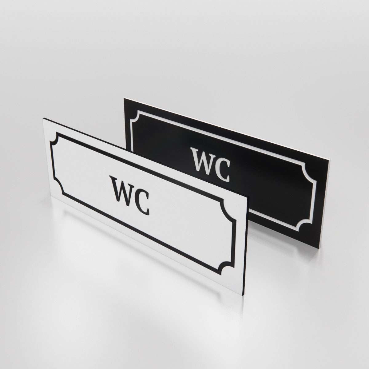 Märkskylt - WC - Nosico