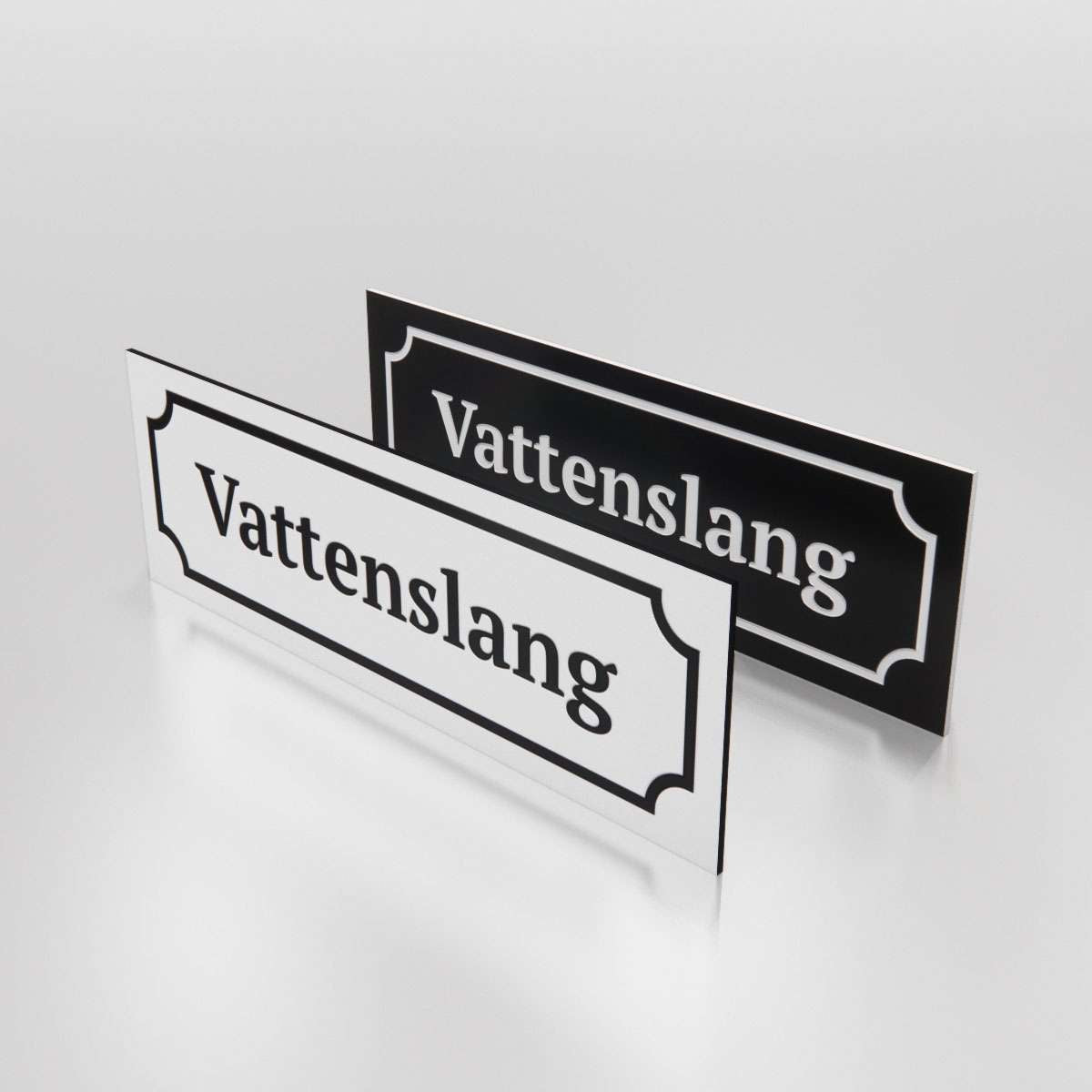 Märkskylt - Vattenslang - Nosico