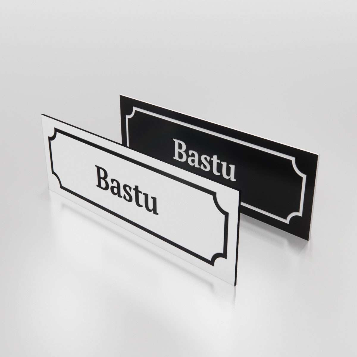 Märkskylt - Bastu - Nosico